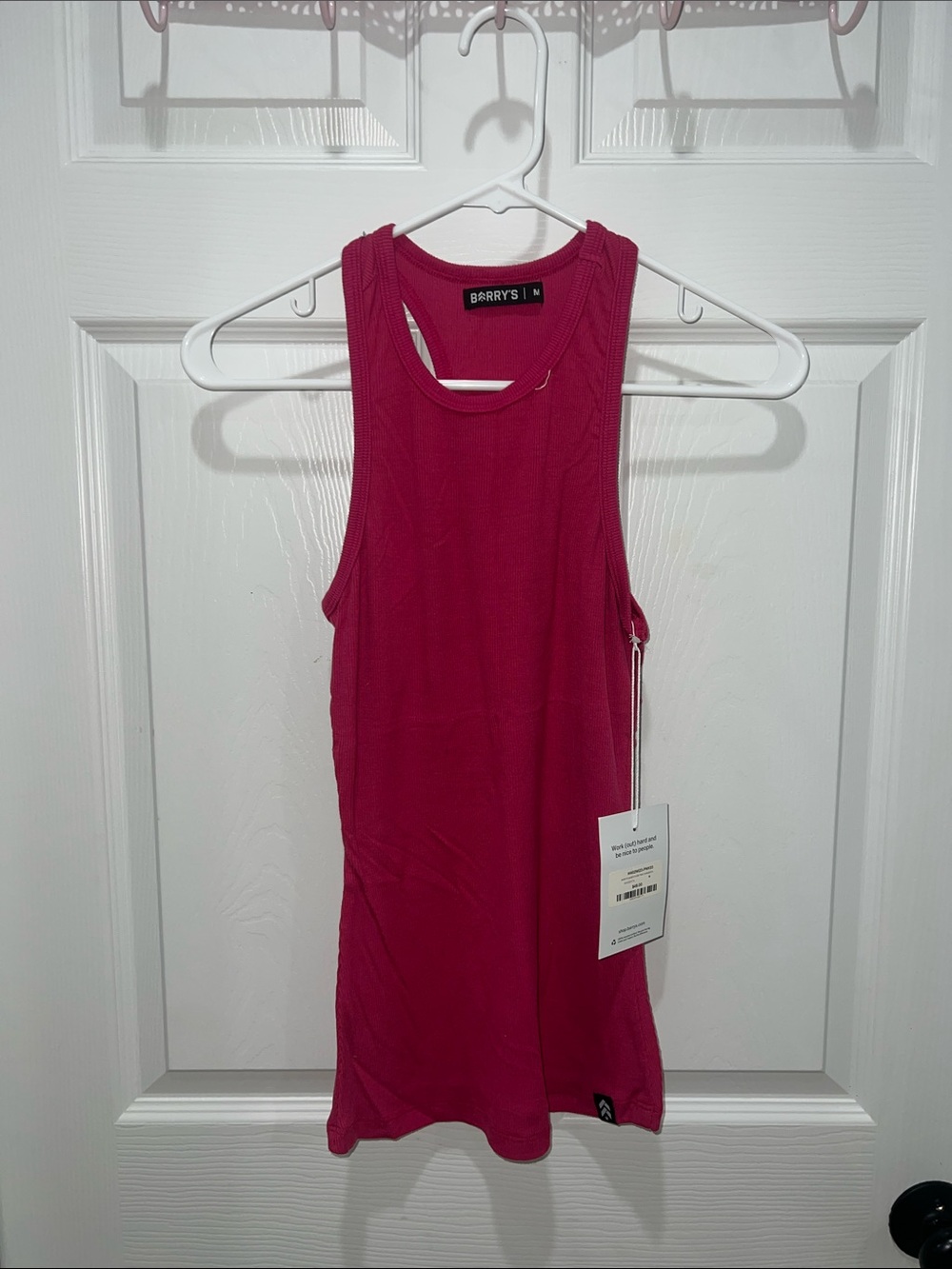 Women's Fuchsia Racerback Tank Top